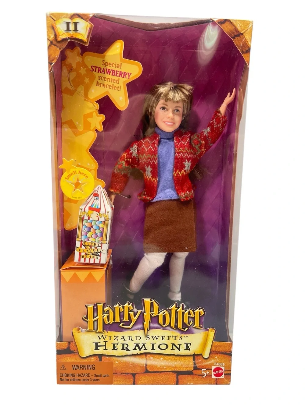 VTG Harry Potter and the Sorcerer’s Stone Wizard Sweets Hermione 8” Doll Mattel